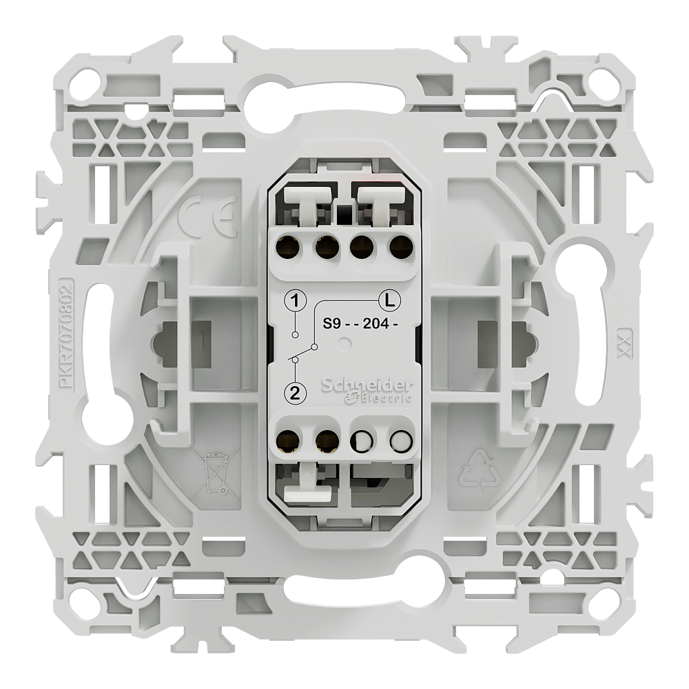 Odace va-et-vient ou poussoir blanc